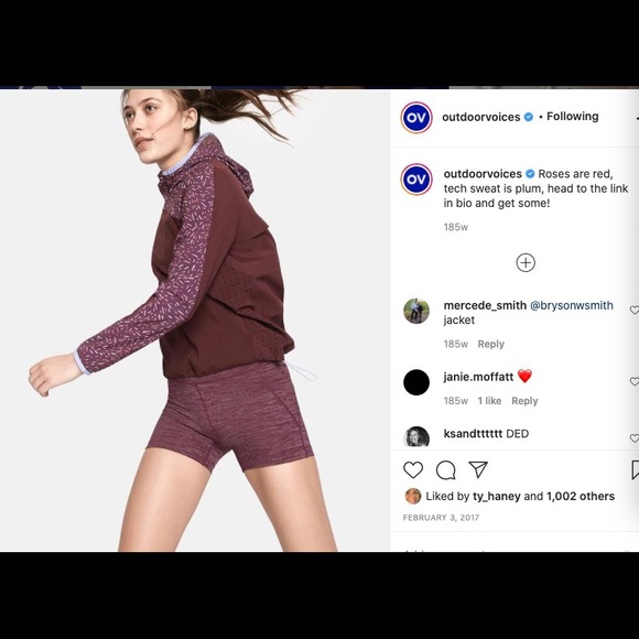 Outdoor Voices Pants - Outdoor voices techsweat flex shorts in plum ISO